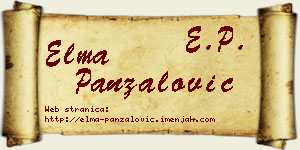 Elma Panzalović vizit kartica